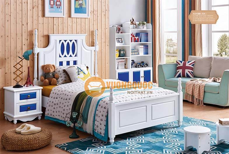 Giường ngủ cho bé trai nhập khẩu JY612G-2